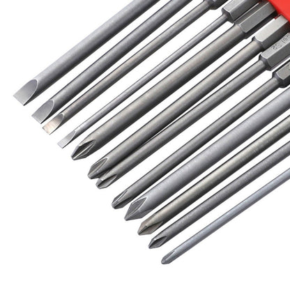 12 PCS / Set Screwdriver Bit With Magnetic S2 Alloy Steel Electric Screwdriver, Specification:4 - Drill & Drill Bits by PMC Jewellery | Online Shopping South Africa | PMC Jewellery | Buy Now Pay Later Mobicred