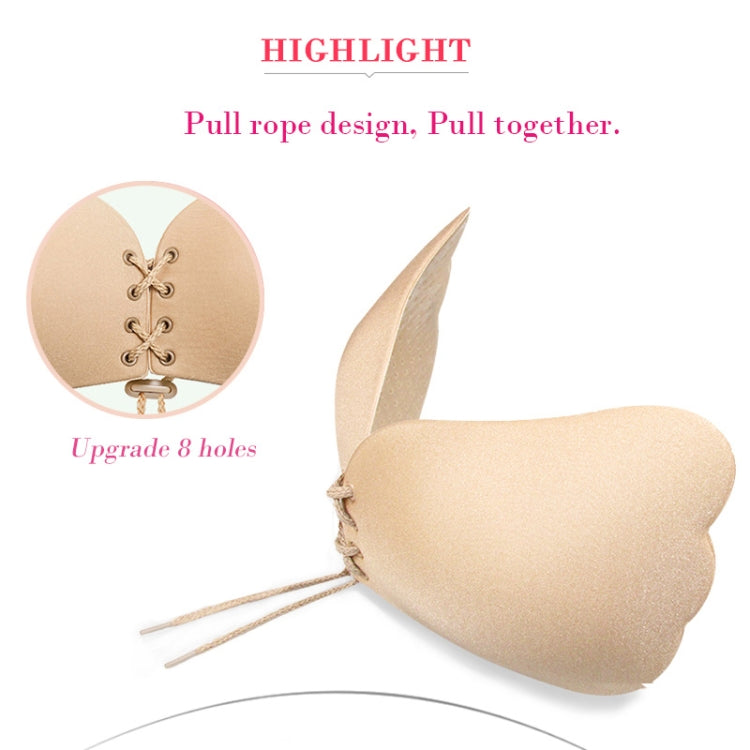Women Self-Adhesive Strapless Bandage Blackless Solid Bra Silicone Underwear Invisible Bra, Size:M (T Khaki) - free shipping - PMC TechLife - Order now!