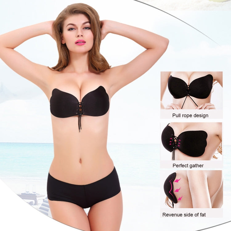 Women Self-Adhesive Strapless Bandage Blackless Solid Bra Silicone Underwear Invisible Bra, Size:L (T Khaki) - free shipping - PMC TechLife - Order now!