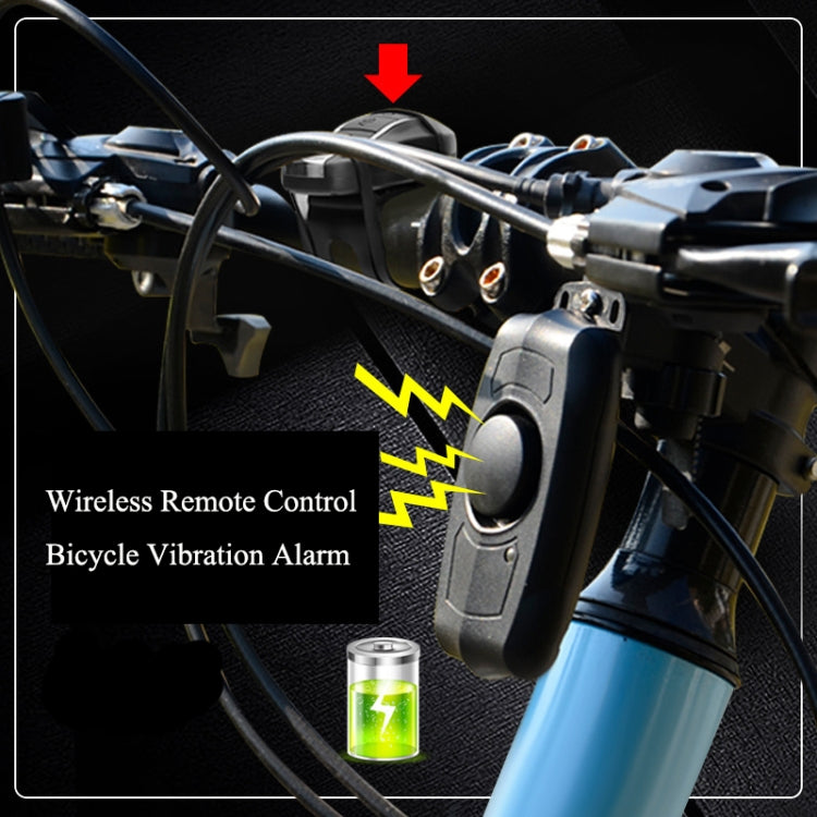 Bicycle Lock Anti-theft Anti-lost USB Charging Wireless Remote Control Vibration Alarm Detector Sensor - Bicycle Locks & Bicycle Pumps by PMC TechLife | Online Shopping South Africa | PMC TechLife | Buy Now Pay Later Mobicred