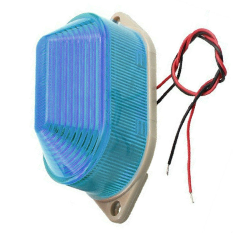 DC24V Led Mini Strobe Signal Warning Light Silent Warning Light(Blue) - Warning Lights by PMC TechLife | Online Shopping South Africa | PMC TechLife | Buy Now Pay Later Mobicred