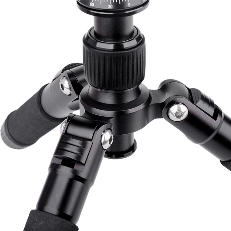 Xiletu FM5S-MINI 5-Section Folding Legs Mini Desktop Tripod Mount(Titanium) - free shipping - PMC TechLife - Order now!