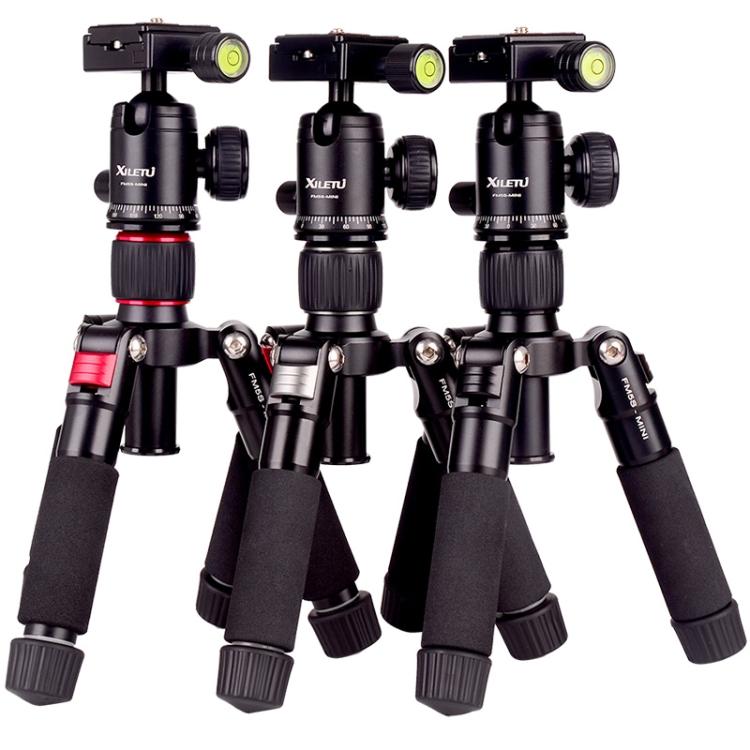 Xiletu FM5S-MINI 5-Section Folding Legs Mini Desktop Tripod Mount(Titanium) - free shipping - PMC TechLife - Order now!