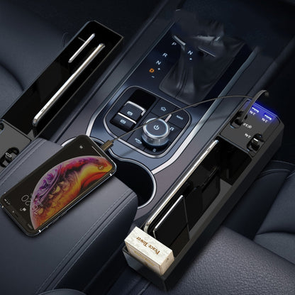 Car Seat Storage Box With Cable Car USB Charger, Style:2-wire + Storage Box - DIY Modified Charger by PMC Jewellery | Online Shopping South Africa | PMC Jewellery | Buy Now Pay Later Mobicred