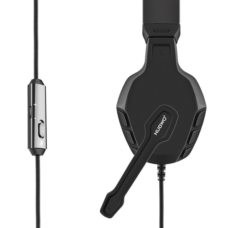 NUBWO U3 Computer Head-Mounted Gaming Subwoofer Headphone, Cable Length:1.6m(Black) - Multimedia Headset by NUBWO | Online Shopping South Africa | PMC Jewellery | Buy Now Pay Later Mobicred