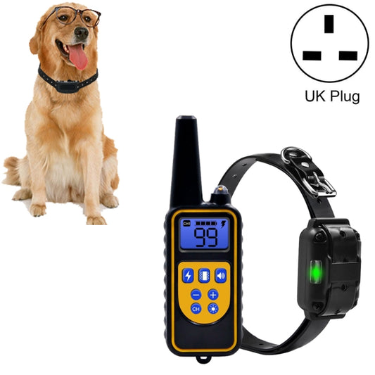 Bark Stopper Dog Training Device Dog Collar with Electric Shock Vibration Warning(UK Plug) - Training Aids by PMC Jewellery | Online Shopping South Africa | PMC Jewellery | Buy Now Pay Later Mobicred