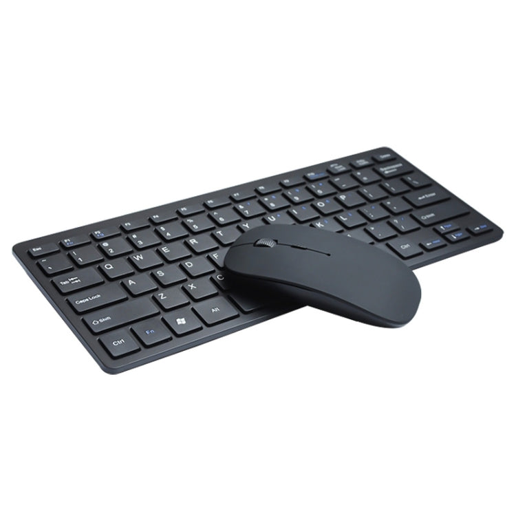 X5 2 in 1 Ultra-Thin Mini Wireless Bluetooth Keyboard + Bluetooth Mouse Set, Support Win / Android / IOS System(Black) - Universal Keyboard by PMC Jewellery | Online Shopping South Africa | PMC Jewellery