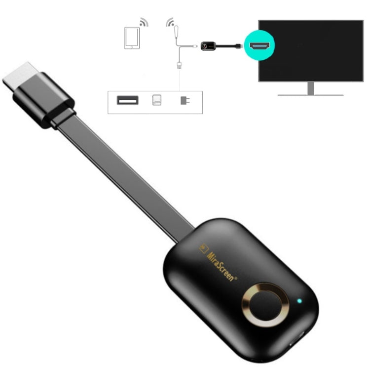 Mirascreen G9 Wireless HDMI Multi-Screen Interaction HD 4K On-Screen Device, Style:5G (Single Core 1080P) - Wireless Display Dongle by Mirascreen | Online Shopping South Africa | PMC Jewellery | Buy Now Pay Later Mobicred