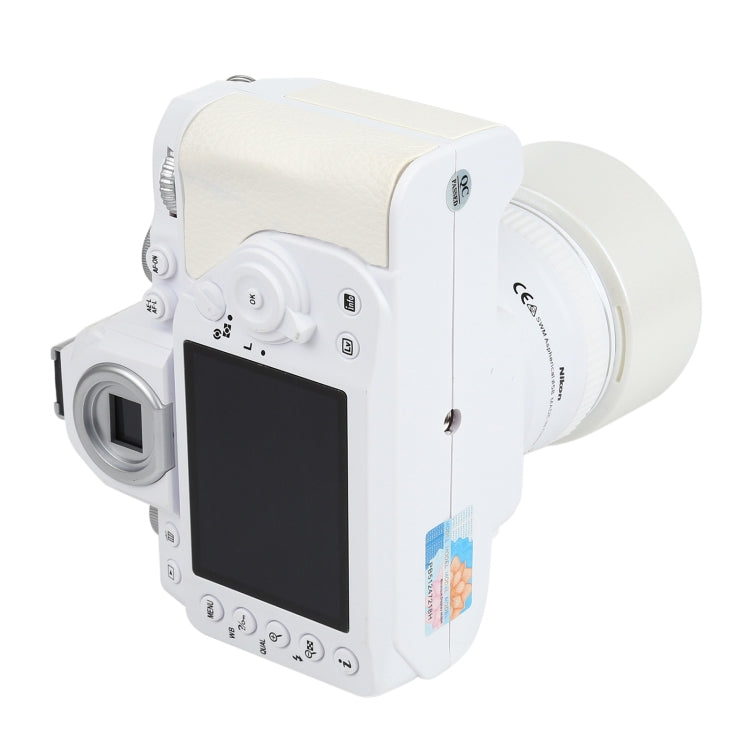 Non-Working Fake Dummy DSLR Camera Model DF Model Room Props Ornaments Display Photo Studio Camera Model Props, Color:White(With Hood) - Camera Model by PMC Jewellery | Online Shopping South Africa | PMC Jewellery | Buy Now Pay Later Mobicred