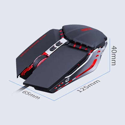 iMICE T80 7 Keys 3200 DPI Macro Programming Mechanical Gaming Wired Mouse, Cable Length: 1.8m(Black) - Wired Mice by iMICE | Online Shopping South Africa | PMC Jewellery | Buy Now Pay Later Mobicred