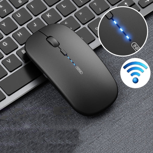 Inphic PM1 Office Mute Wireless Laptop Mouse, Style:Battery Display(Magic Black) - Wireless Mice by Inphic | Online Shopping South Africa | PMC Jewellery | Buy Now Pay Later Mobicred