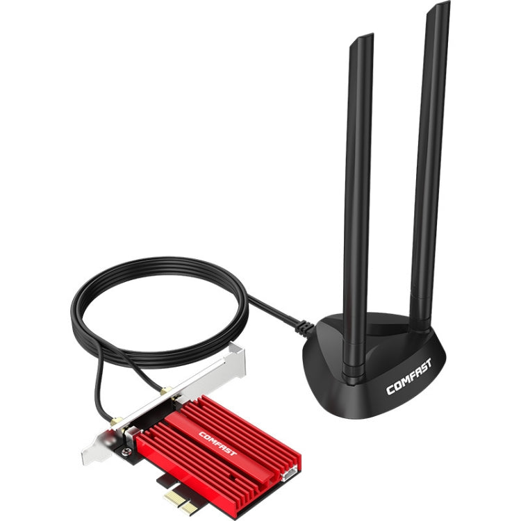 COMFAST CF-AX200 Plus Dual-Band High-Power Wireless Network Card 3000Mbps High-Speed WiFi PCI-E Gaming Wireless Network Card(AX200 Plus) - Add-on Cards by COMFAST | Online Shopping South Africa | PMC Jewellery | Buy Now Pay Later Mobicred