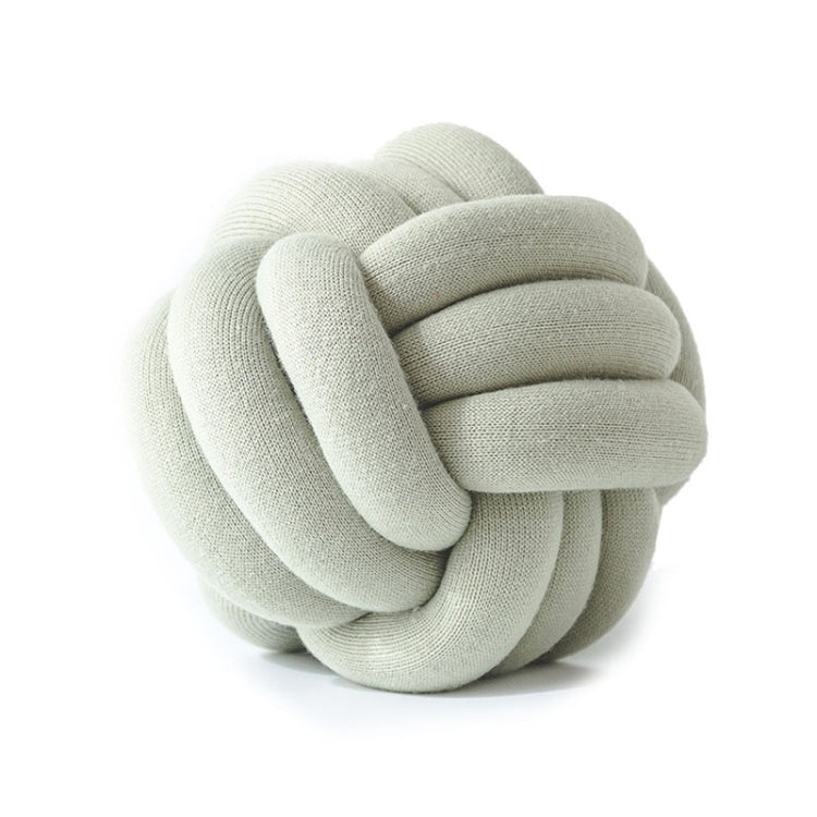 Hand-Made Knotted Ball Pillow, Size: Diameter: 25~30cm(Matcha) - free shipping - PMC TechLife - Order now!