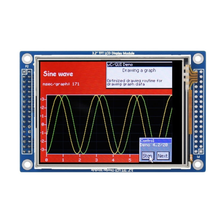 Waveshare 16498 3.2inch 320x240 Pixels Touch LCD (D), With Touch Panel And Stand-Alone Controllers - free shipping - PMC TechLife - Order now!