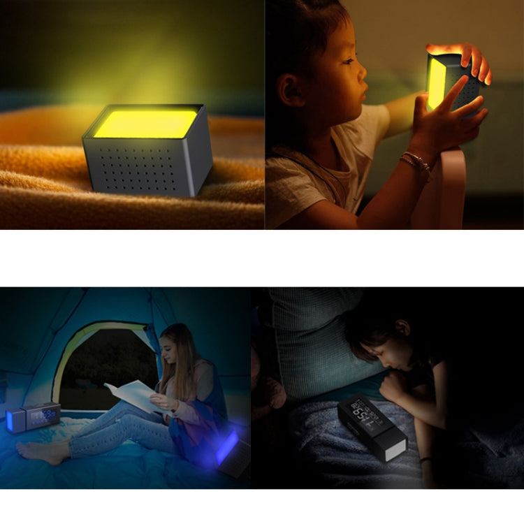 TS-P30 Multifunctional Night Light Alarm Digital Clock with FM Radio & Temperature / Humidity Display & IR Sensor Function(White) - Alarm Clocks by PMc TechLife | Online Shopping South Africa | PMc TechLife | Buy Now Pay Later Mobicred