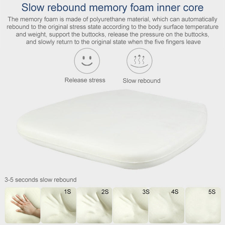 Memory Foam Thicken Stool Cushion Sofa Window Sill Bay Window Seat Cushion, Colour: Dot Paste (Navy Blue) - free shipping - PMC Jewellery - Order now!