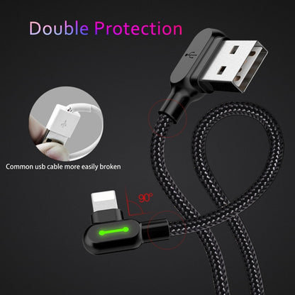 MCDODO 2A USB to 8 Pin Fast Charging Data Cable, Length:1.8m(Black) - Normal Style Cable by MCDODO | Online Shopping South Africa | PMC Jewellery | Buy Now Pay Later Mobicred