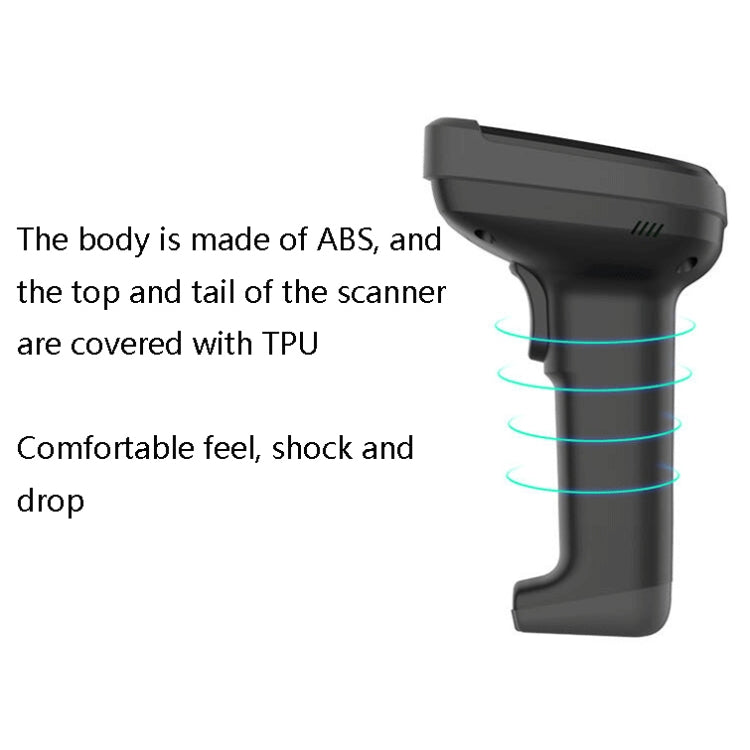 Deli 14952 Supermarket Cashier One-Dimensional QR Code Scanning Gun, Model: Black Wireless - free shipping - PMC Jewellery - Order now!
