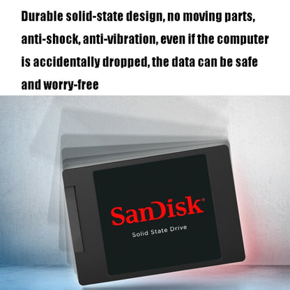 SanDisk SDSSDA 2.5 inch Notebook SATA3 Desktop Computer Solid State Drive, Capacity: 240GB - External Solid State Drives by SanDisk | Online Shopping South Africa | PMC Jewellery | Buy Now Pay Later Mobicred