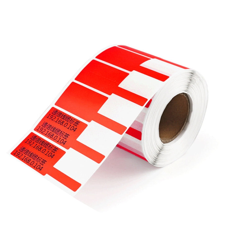 Printing Paper Cable Label For NIIMBOT B50 Labeling Machine(02F-Red) - Printer Accessories by NIIMBOT | Online Shopping South Africa | PMC Jewellery | Buy Now Pay Later Mobicred