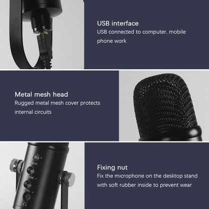 BM-86 USB Condenser Microphone Voice Recording Computer Microphone Live Broadcast Equipment Set, Specification: Cantilever Bracket Set - Microphone by PMC Jewellery | Online Shopping South Africa | PMC Jewellery | Buy Now Pay Later Mobicred