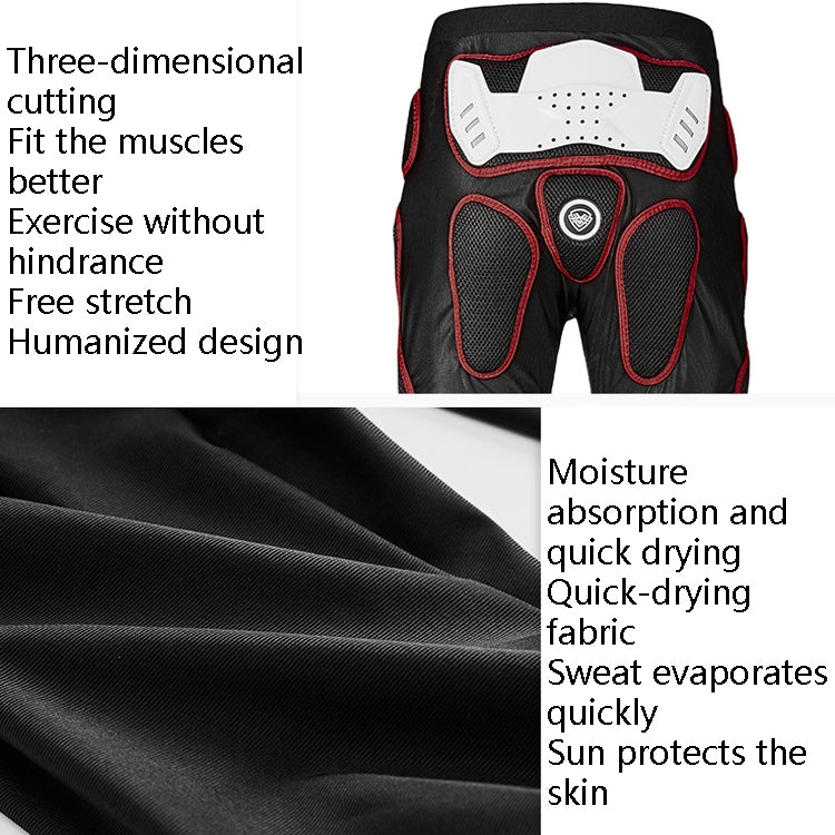 SULAITE Motorcycle Cross-Country Riding Trousers Protective Hip Pants, Specification: L(Black) - Protective Gear by SULAITE | Online Shopping South Africa | PMC Jewellery | Buy Now Pay Later Mobicred