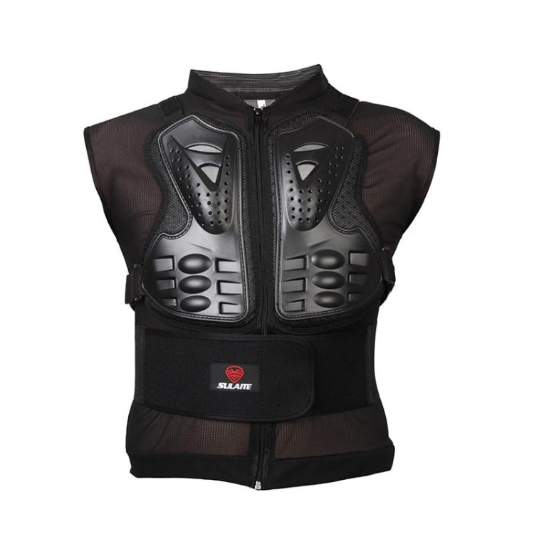 SULAITE GT-032 Motorcycle Racing Sleeveless Riding Protective Clothing, Specification: XL(Black) - Protective Gear by SULAITE | Online Shopping South Africa | PMC Jewellery | Buy Now Pay Later Mobicred