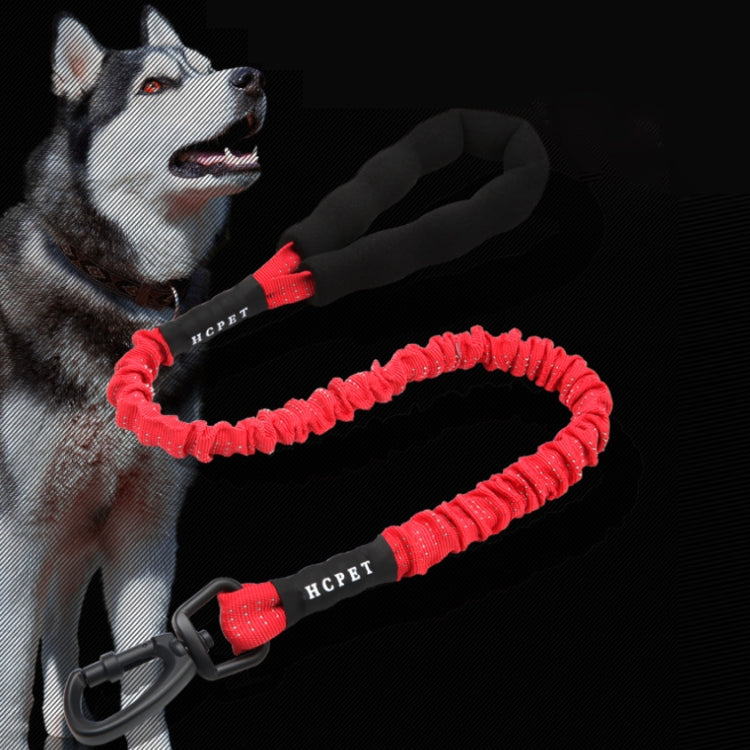 HCPET Dog Traction Rope Pet High-Elastic Explosion-Proof Elastic Rope, Length: 120cm(Black) - Leashes & Chest Strap by HCPET | Online Shopping South Africa | PMC Jewellery