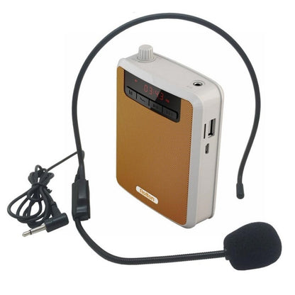 Rolton K300 Portable Voice Amplifier Supports FM Radio/MP3(Orange) - Microphone by Rolton | Online Shopping South Africa | PMC Jewellery | Buy Now Pay Later Mobicred