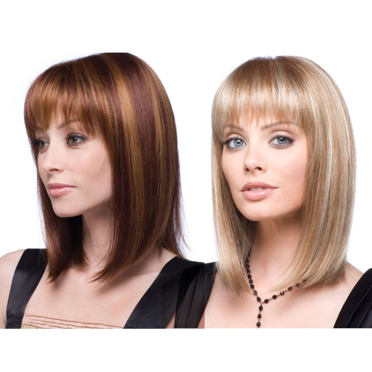 Women Medium Long Style Straight Hair Headgear(Brown) - free shipping - PMC TechLife - Order now!
