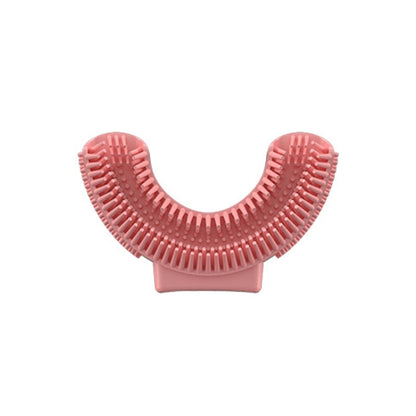 Silicone U-Shaped Replaceable Brush Head 2-8 Years Old Oral Electric Toothbrush Head(Pink) - Replacement Brush Heads by PMC Jewellery | Online Shopping South Africa | PMC Jewellery | Buy Now Pay Later Mobicred