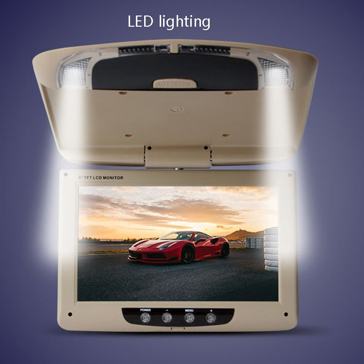 9 Inch Car HD Car Reversing Display Car Ceiling Display(Gray) - Car Monitor by PMC Jewellery | Online Shopping South Africa | PMC Jewellery | Buy Now Pay Later Mobicred