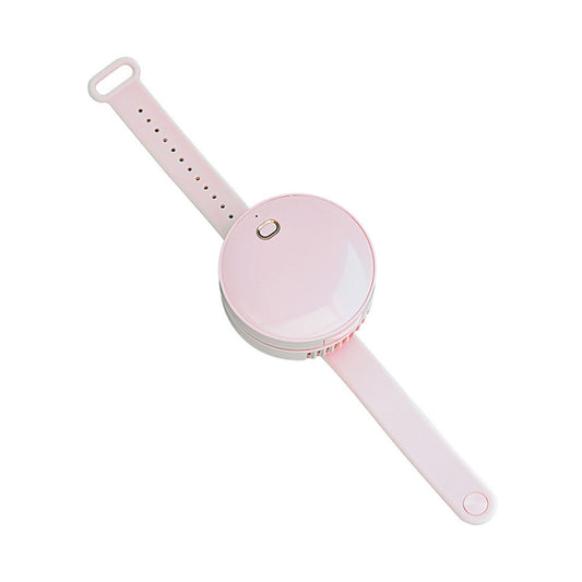 G3 Portable Outdoor Kids USB Mini Mirror Leafless Watch Fan(Pink) - Electric Fans by PMC Jewellery | Online Shopping South Africa | PMC Jewellery | Buy Now Pay Later Mobicred