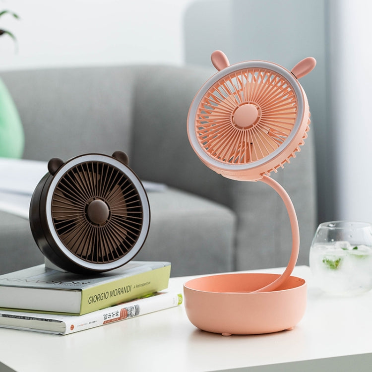 USB Folding Portable Multi-Function Mini Silent Fan(Black) - Electric Fans by PMC Jewellery | Online Shopping South Africa | PMC Jewellery | Buy Now Pay Later Mobicred