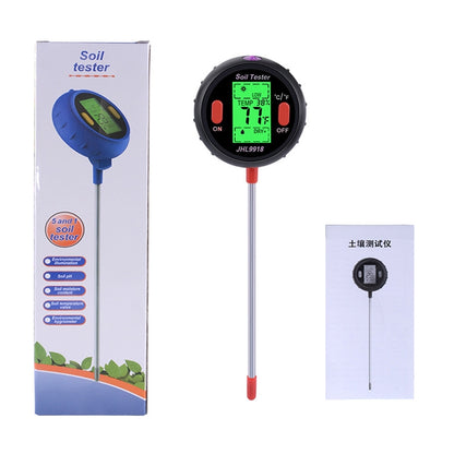 Five-In-One Soil Meter PH Humidity Temperature Photometry Detector PH Photometry Multifunctional Detector - PH & Moisture Meter by PMC Jewellery | Online Shopping South Africa | PMC Jewellery