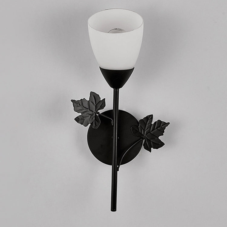6014 Iron Wall Lights LED Bedroom Bedside Lights Postmodern Corridor Trump Light Hotel Restaurant Lighting, Power source:  5W Warm Light( Black Single Head) - free shipping - PMc TechLife - Order now!