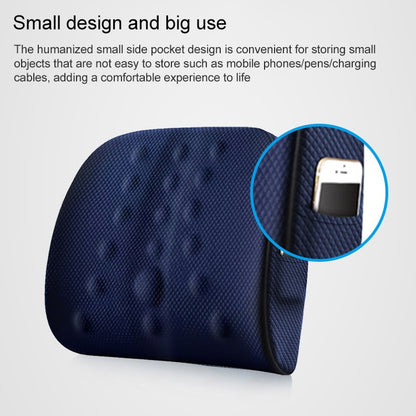 Lumbar Cushion Office Maternity Seat Cushion Car Lumbar Memory Foam Lumbar Pillow,Style: 3D Upgrade Core (Blue) - Cushions & Pillows by PMC Jewellery | Online Shopping South Africa | PMC Jewellery | Buy Now Pay Later Mobicred