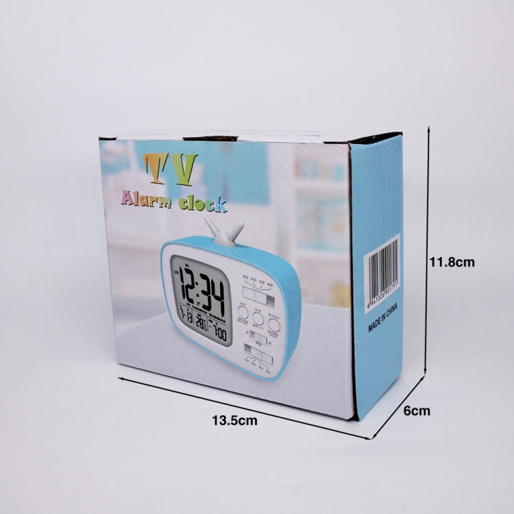 G179 Retro TV Alarm Clock Student Dormitory Bed Electronic Clock(Black English Version) - Novelty Clock by PMc TechLife | Online Shopping South Africa | PMc TechLife | Buy Now Pay Later Mobicred