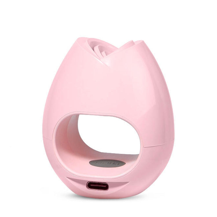 16W Rose Nail Art Phototherapy Lamp USB Sun Lamp LED Quick-Drying Nail Polish Baking Lamp, Specification: Button Model (Pink) - Nail Dryers by PMC Jewellery | Online Shopping South Africa | PMC Jewellery | Buy Now Pay Later Mobicred