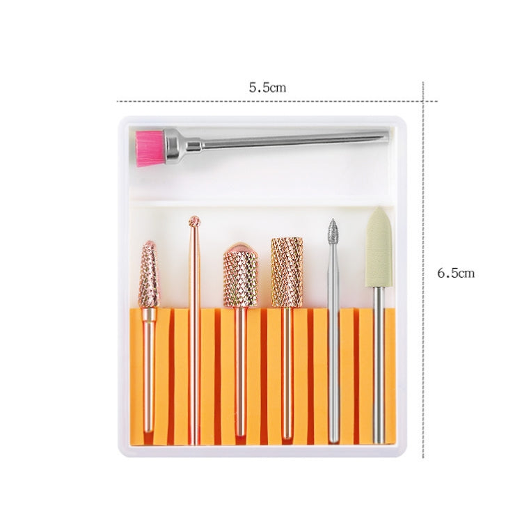 Nail Art Ceramic Tungsten Steel Alloy Grinding Heads Set Grinder Polishing Tool, Color Classification: GH-01 - Grinding Tools & Accessories by PMC Jewellery | Online Shopping South Africa | PMC Jewellery | Buy Now Pay Later Mobicred