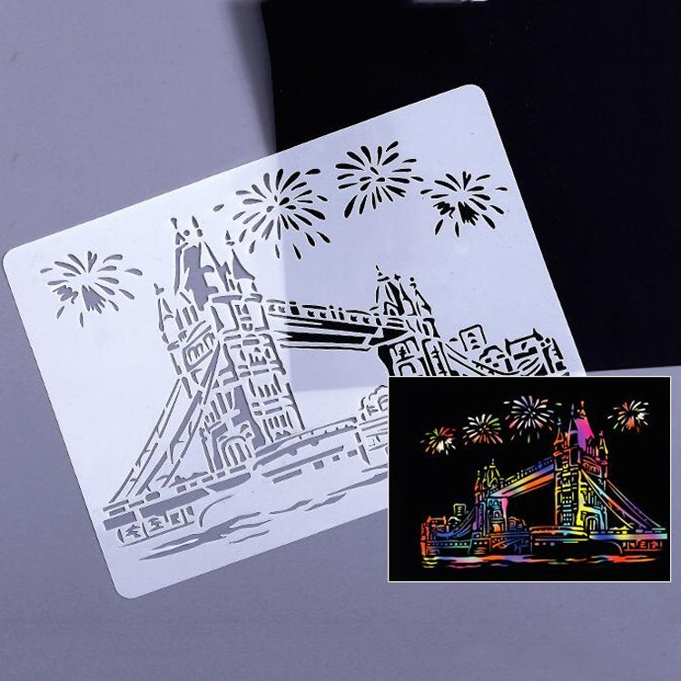 6 White House Construction Series Painting Template Theme City A4 Label Template - Art Supplies by PMC TechLife | Online Shopping South Africa | PMC TechLife | Buy Now Pay Later Mobicred