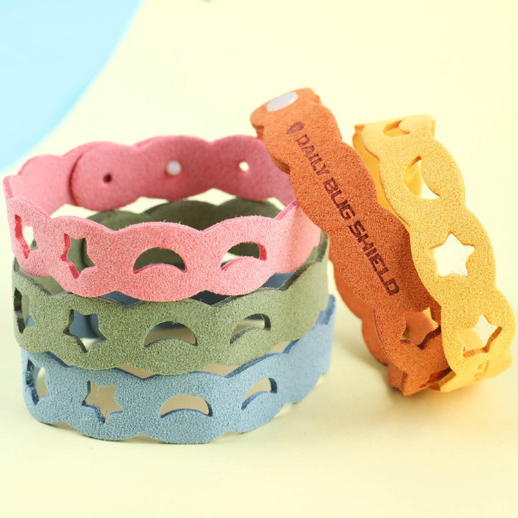 5pcs BUGS Mosquito Repellent Bracelet Mosquito Ring Outdoor Mosquito Bracelet Color Random Delivery, Style: Staroon Bracelet - Repellent Wristband by PMC Jewellery | Online Shopping South Africa | PMC Jewellery | Buy Now Pay Later Mobicred