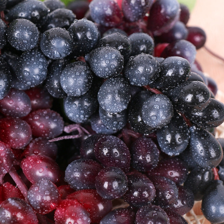 2 Bunches 110 Black Grapes Simulation Fruit Simulation Grapes PVC with Cream Grape Shoot Props - free shipping - PMC TechLife - Order now!