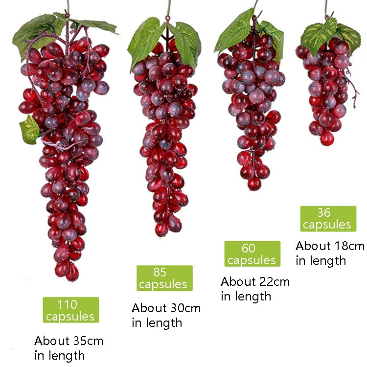 2 Bunches 110 Granules Agate Grapes Simulation Fruit Simulation Grapes PVC with Cream Grape Shoot Props - free shipping - PMC TechLife - Order now!
