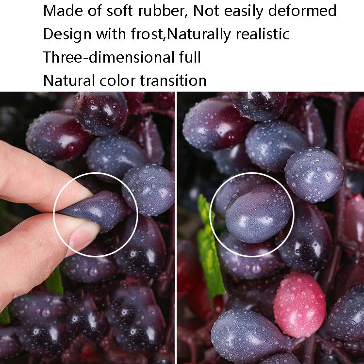 2 Bunches 110 Granules Agate Grapes Simulation Fruit Simulation Grapes PVC with Cream Grape Shoot Props - free shipping - PMC TechLife - Order now!
