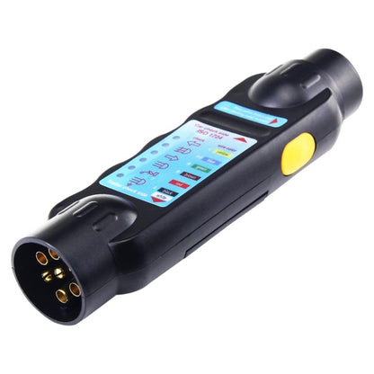 TS170E-Z 12V Car Resistance Trailer Plug Socket Trailer Tester Connector Recorder With 2 Conversion Heads EU Plug - Electronic Test by PMC Jewellery | Online Shopping South Africa | PMC Jewellery | Buy Now Pay Later Mobicred