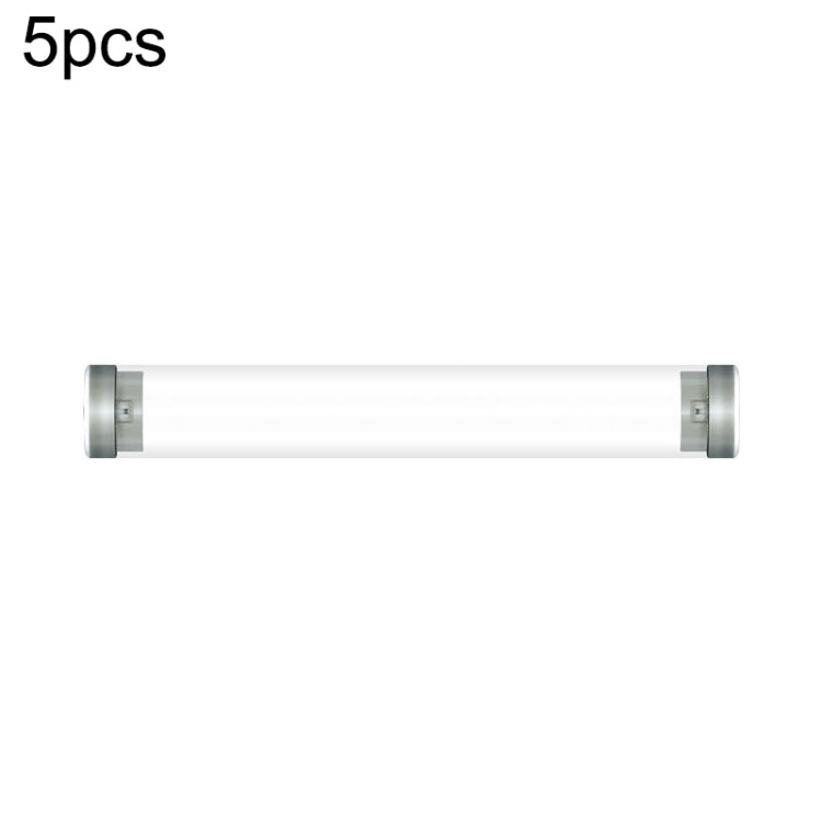 5pcs Transparent Cylindrical Pen Box Plastic Crystal Pen Box - Pen Holder by PMC TechLife | Online Shopping South Africa | PMC TechLife