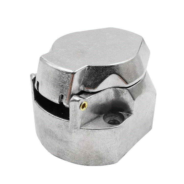 2 PCS VS171EW 7P 12V Aluminum Alloy Trailer Plug Socket EU Plug - Terminal connectors by PMC Jewellery | Online Shopping South Africa | PMC Jewellery | Buy Now Pay Later Mobicred