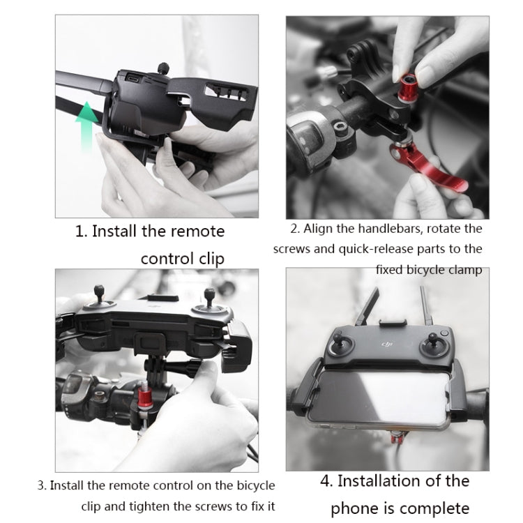 Sunnylife TY-Q9403 Remote Control Universal Bicycle Holder Bicycle Clip For DJI Mavic Mini/ Mini 2/Air(Holder Kits) - Holder Series by Sunnylife | Online Shopping South Africa | PMC Jewellery | Buy Now Pay Later Mobicred