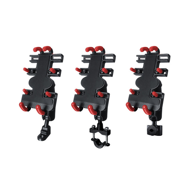 Motorcycle Metal Navigation Mobile Phone Bracket,Style: Rearview Mirror Installation (Hand Twist) - Holder by PMC TechLife | Online Shopping South Africa | PMC TechLife | Buy Now Pay Later Mobicred